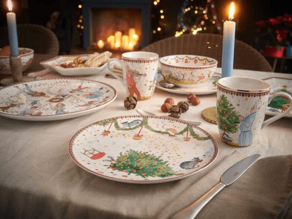 Vianočný porcelán Rosenthal ilustrovaný Renátou Fučíkovou