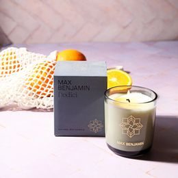 Max Benjamin - Dárková sada aroma difuzér 150ml + svíčka French Linen Water 210g