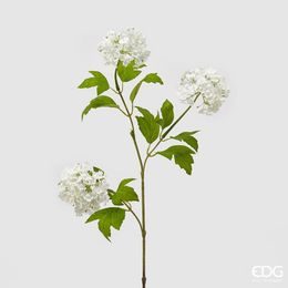 Umělá květina kalina bílá, 68cm
