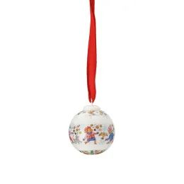 Porcelánová mini bota motiv Tramvaj, Christmas Sounds 5 cm, Rosenthal