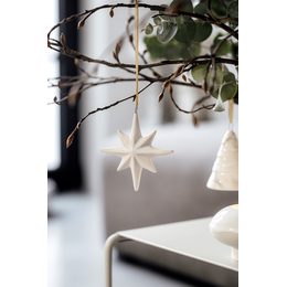 Vánoční skleněná špička na stromeček 1ks, 31x8 cm