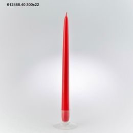 Svíčka dlouhá červená sada 2ks, 30x2,2, cm