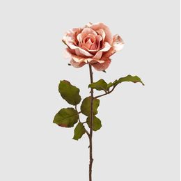Umělá květina šípová růže růžová, 61 cm