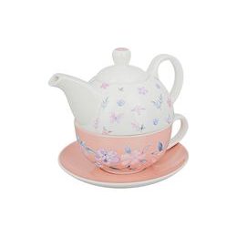 Porcelánový set čaj pro jednoho 400ml Flower Magic