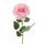 Růže na vysokém stonku růžová, 70 x 8 cm