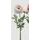 Umělá květina pryskyřník bílá/růžová, 45 cm