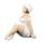 Dekorace figurka Becky v bílých plavkách 1ks, 18x12x31 cm