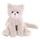 Plyšová kočička Catty latté krémová, 25 cm