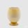 Keramická váza vejce skořápka žlutá, 25x20,5 cm