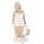 Dekorace figurka plavkyně Becky v bílých plavkách 1ks, 9x8x20,5 cm