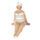 Dekorace figurka Becky v bílých plavkách 1ks, 7x7x9,5 cm