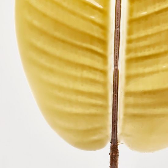 Lesklý banánový list žlutý, 97 cm