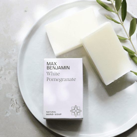 Max Benjamin - Tuhé přírodní mýdlo White Pomegranate, 100g