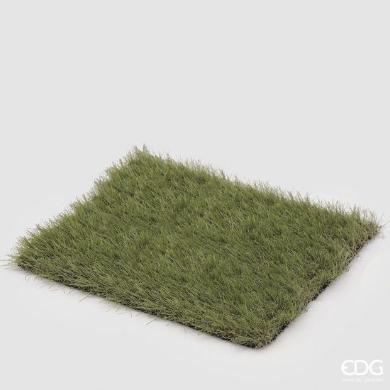 Umělý dekorační trávník zelený, 1x1x0,03m