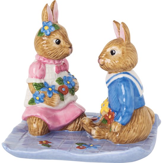 Bunny Tales velikonoční dekorace, zajíčci na pikniku, Villeroy & Boch