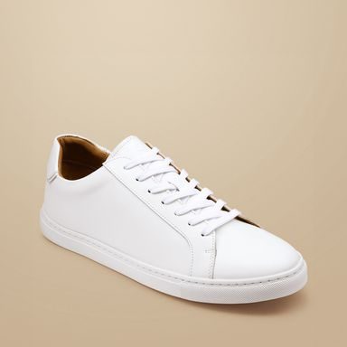 Charles Tyrwhitt Leather Sneakers — White