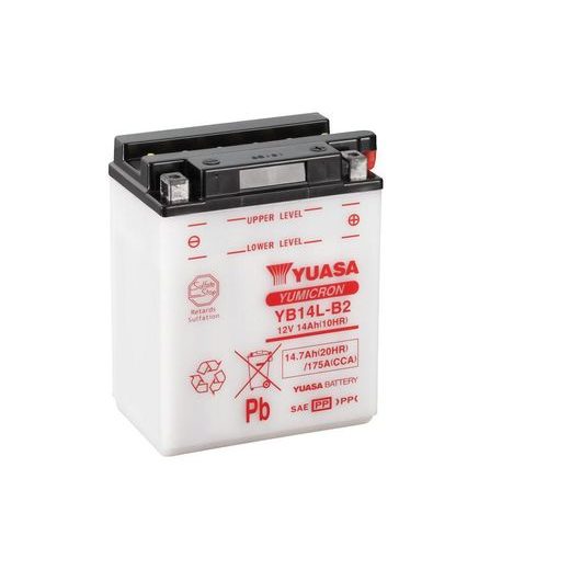 YUMICRON BATTERY WITH ACID YUASA YB14L-B2