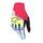 rukavice TECHSTAR, ALPINESTARS (svetle modrá/červená/žlutá fluo/černá) 2024