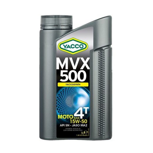 MOTOROVÝ OLEJ YACCO MVX 500 4T 15W50, YACCO (4 L)