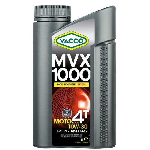 MOTOROVÝ OLEJ YACCO MVX 1000 4T 10W30, YACCO (1 L)