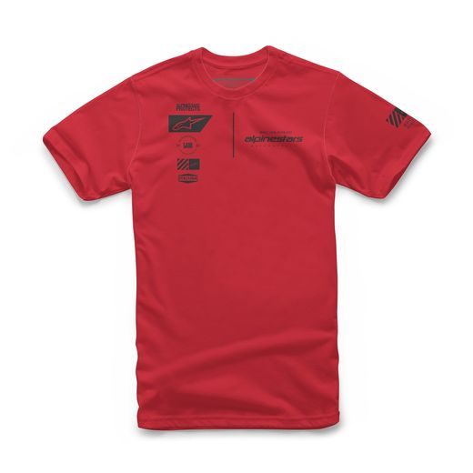 TRIKO POSITION TEE, ALPINESTARS (ČERVENÁ)