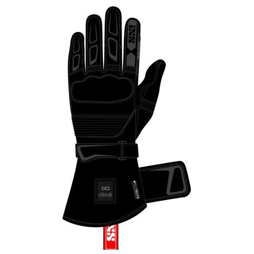 WOMEN'S GLOVES IXS SEASON-HEAT-ST X42708 ČERNÝ DS