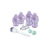 Tommee Tippee Sada kojeneckých lahviček C2N ANTI-COLIC s kartáčem Purple