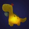 BABY FEHN Plyšová hračka svítící dinosaurus