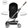 Cybex Eezy S Twist+2 Black Leather 2023