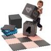 BabyDan hrací podložka puzzle Dusty Blue 90x90 cm