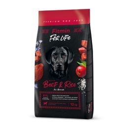 Fitmin For Life Beef & Rice krmivo pro psy Hmotnost: 12 kg