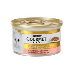 Gourmet Gold 85g s lososem a kuřecím