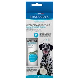 Francodex Dental Kit zubní pasta 70g + kartáček pro psy