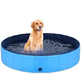 Surtep Bazén pro psa skládací 160 x 30 cm Modrá