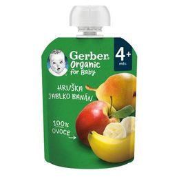 Gerber Organic Kapsička hruška/jablko/banán BIO 90g