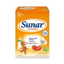 Sunar Complex 4 Mléko kojenecké jahoda 600 g