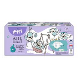 Bella Baby HAPPY Soft&Delicate BOX 6 Junior Extra 15+kg 96ks