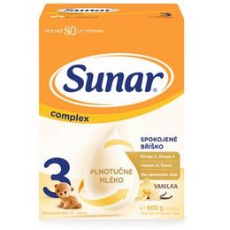 Sunar Complex 3 Mléko batolecí vanilka 600g