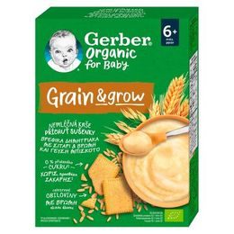 Gerber Organic Nemléčná kaše s příchutí sušenky 200g