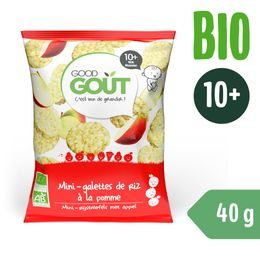 Good Gout BIO Mini rýžové koláčky s jablky 40 g