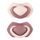 Canpol babies set symetrických silikonových dudlíků 18m+ PURE COLOR růžový