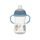 Canpol babies Hrneček se silikonovým pítkem FirstCup BONJOUR PARIS 250ml modrý