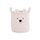 Childhome Koš na hračky Teddy Off White 30x30x30 cm