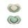 Canpol babies Set symetrických silikonových dudlíků Light touch 18m+ PURE COLOR zelený
