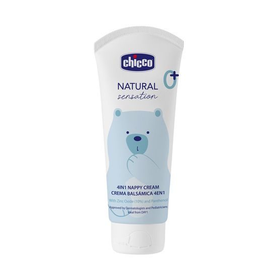 Chicco Krém na dětský zadeček Natural Sensation se zinkem a pantenolem 100ml, 0m+