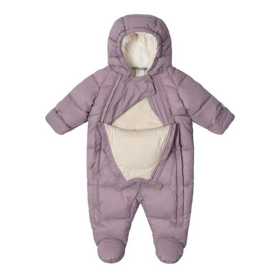 LEOKID Baby Overall Eddy Lilac Gray vel. 6 - 9 měsíců (vel. 68)