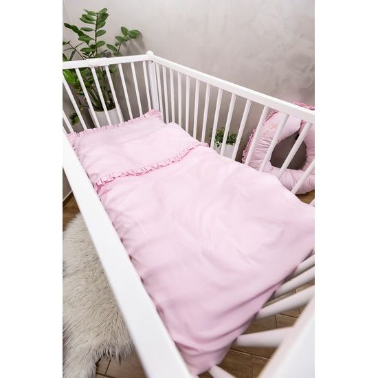 enie baby Povlečení SWEET růžové 100x140 a 40x60 cm