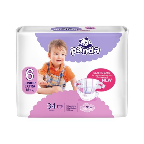 Bella Baby PANDA 6 Junior Extra 16+kg 34ks