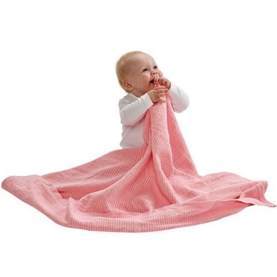 BabyDan bavlněná háčkovaná deka