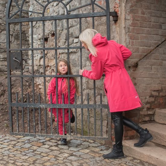 ESITO Jarní dámská parka Elega Pink - XS / růžová